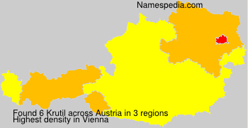 Surname Krutil in Austria Surname Krutil in Austria