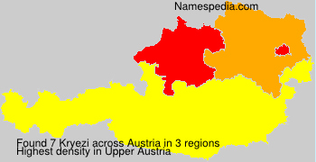 Surname Kryezi in Austria