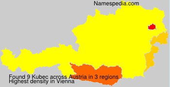 Surname Kubec in Austria Surname Kubec in Austria