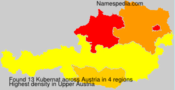 Surname Kubernat in Austria