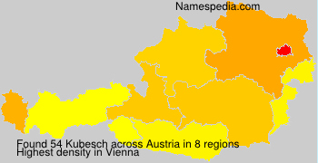 Surname Kubesch in Austria Surname Kubesch in Austria