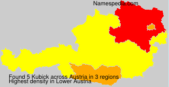 Surname Kubick in Austria Surname Kubick in Austria