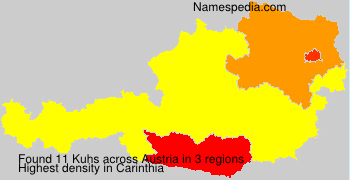 Surname Kuhs in Austria Surname Kuhs in Austria