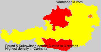 Surname Kukowitsch in Austria Surname Kukowitsch in Austria