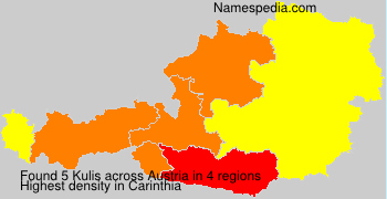 Surname Kulis in Austria Surname Kulis in Austria