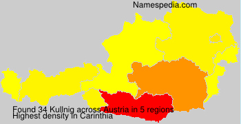 Surname Kullnig in Austria Surname Kullnig in Austria