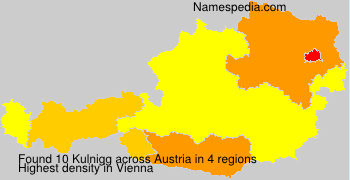Surname Kulnigg in Austria Surname Kulnigg in Austria