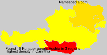 Surname Kunauer in Austria Surname Kunauer in Austria