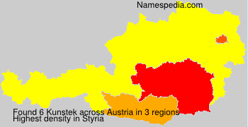 Surname Kunstek in Austria Surname Kunstek in Austria