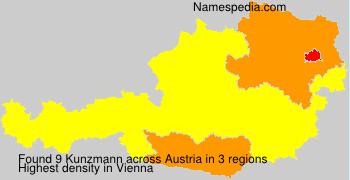 Surname Kunzmann in Austria Surname Kunzmann in Austria