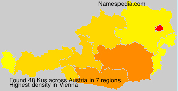 Surname Kus in Austria Surname Kus in Austria