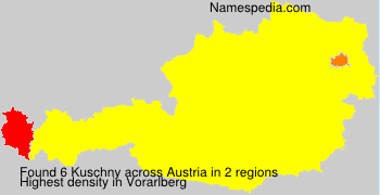Surname Kuschny in Austria Surname Kuschny in Austria