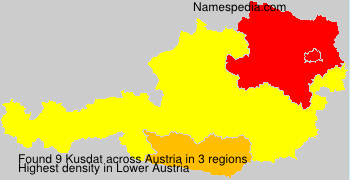 Surname Kusdat in Austria Surname Kusdat in Austria