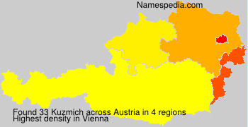 Surname Kuzmich in Austria Surname Kuzmich in Austria