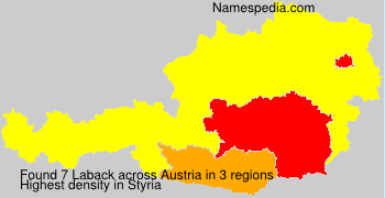 Surname Laback in Austria Surname Laback in Austria