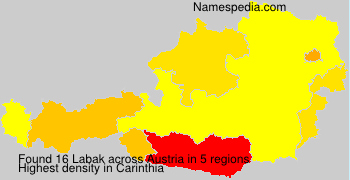 Surname Labak in Austria Surname Labak in Austria