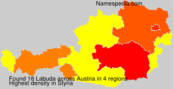 Surname Labuda in Austria Surname Labuda in Austria
