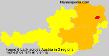 Surname Lack in Austria Surname Lack in Austria