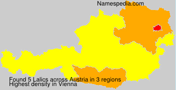Surname Lalics in Austria Surname Lalics in Austria