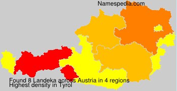 Surname Landeka in Austria Surname Landeka in Austria