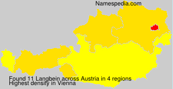 Surname Langbein in Austria Surname Langbein in Austria