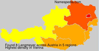 Surname Langmeyer in Austria Surname Langmeyer in Austria