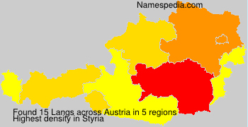 Surname Langs in Austria Surname Langs in Austria