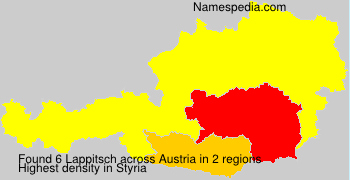 Surname Lappitsch in Austria Surname Lappitsch in Austria