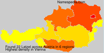 Surname Latzel in Austria Surname Latzel in Austria