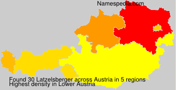 Surname Latzelsberger in Austria