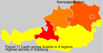 Surname Lauth in Austria Surname Lauth in Austria