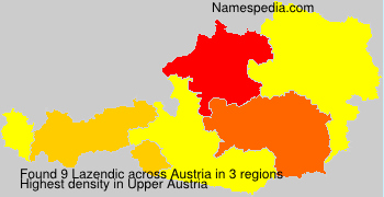 Surname Lazendic in Austria Surname Lazendic in Austria