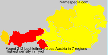 Surname Lechleitner in Austria