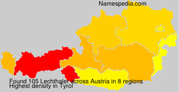 Surname Lechthaler in Austria Surname Lechthaler in Austria