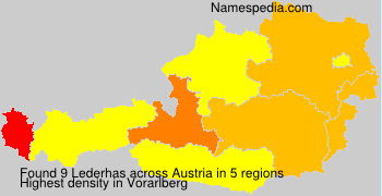 Surname Lederhas in Austria Surname Lederhas in Austria