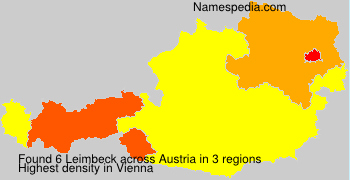 Surname Leimbeck in Austria Surname Leimbeck in Austria