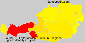 Surname Leiter in Austria Surname Leiter in Austria