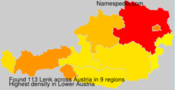 Surname Lenk in Austria Surname Lenk in Austria