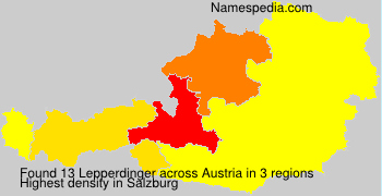 Surname Lepperdinger in Austria Surname Lepperdinger in Austria