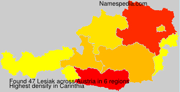 Surname Lesiak in Austria Surname Lesiak in Austria