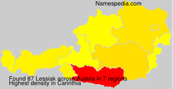 Surname Lessiak in Austria Surname Lessiak in Austria