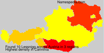Surname Lessnigg in Austria Surname Lessnigg in Austria