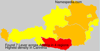 Surname Lever in Austria Surname Lever in Austria