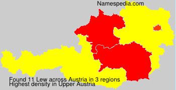 Surname Lew in Austria Surname Lew in Austria