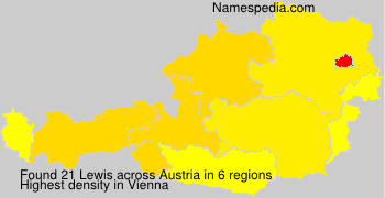 Surname Lewis in Austria Surname Lewis in Austria
