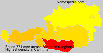 Surname Lexer in Austria Surname Lexer in Austria
