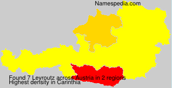 Surname Leyroutz in Austria Surname Leyroutz in Austria