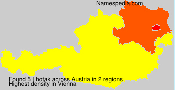 Surname Lhotak in Austria