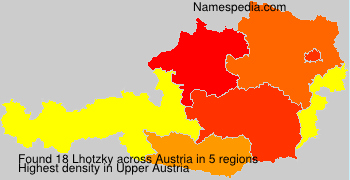 Surname Lhotzky in Austria