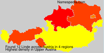 Surname Linde in Austria Surname Linde in Austria